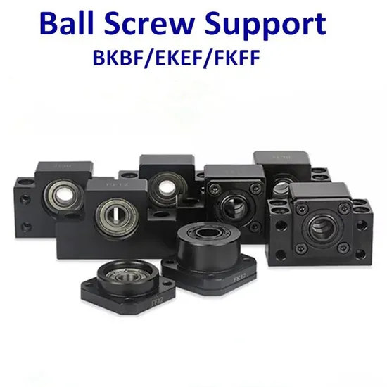 Support de vis à billes S45c de la meilleure qualité avec la meilleure qualité pour machine CNC de l'usine Shac